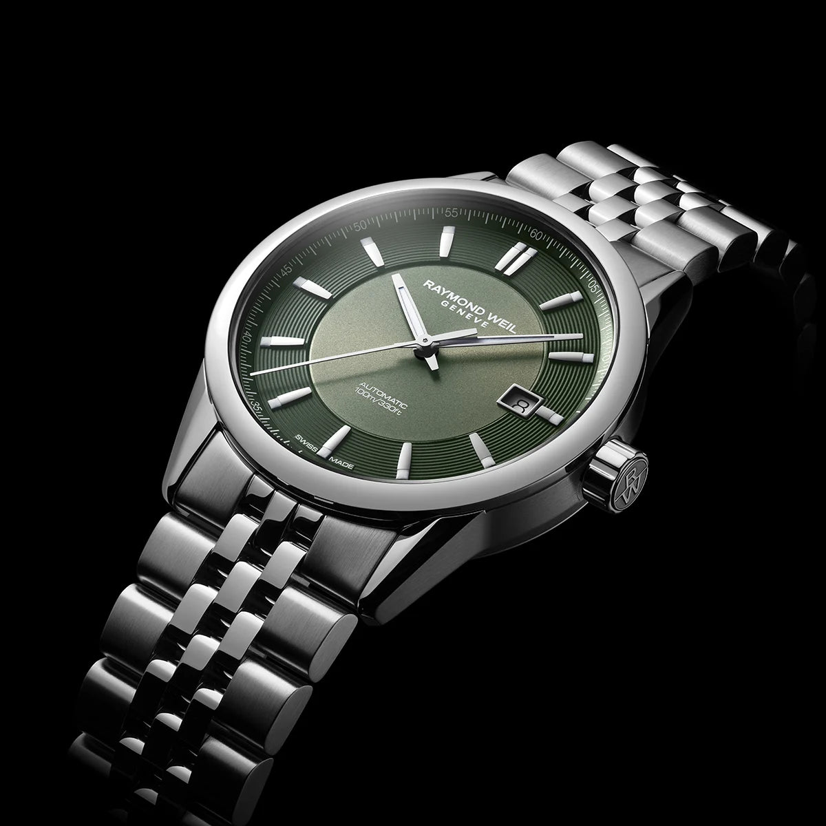 Raymond Weil FREELANCER 38mm - Olive Green