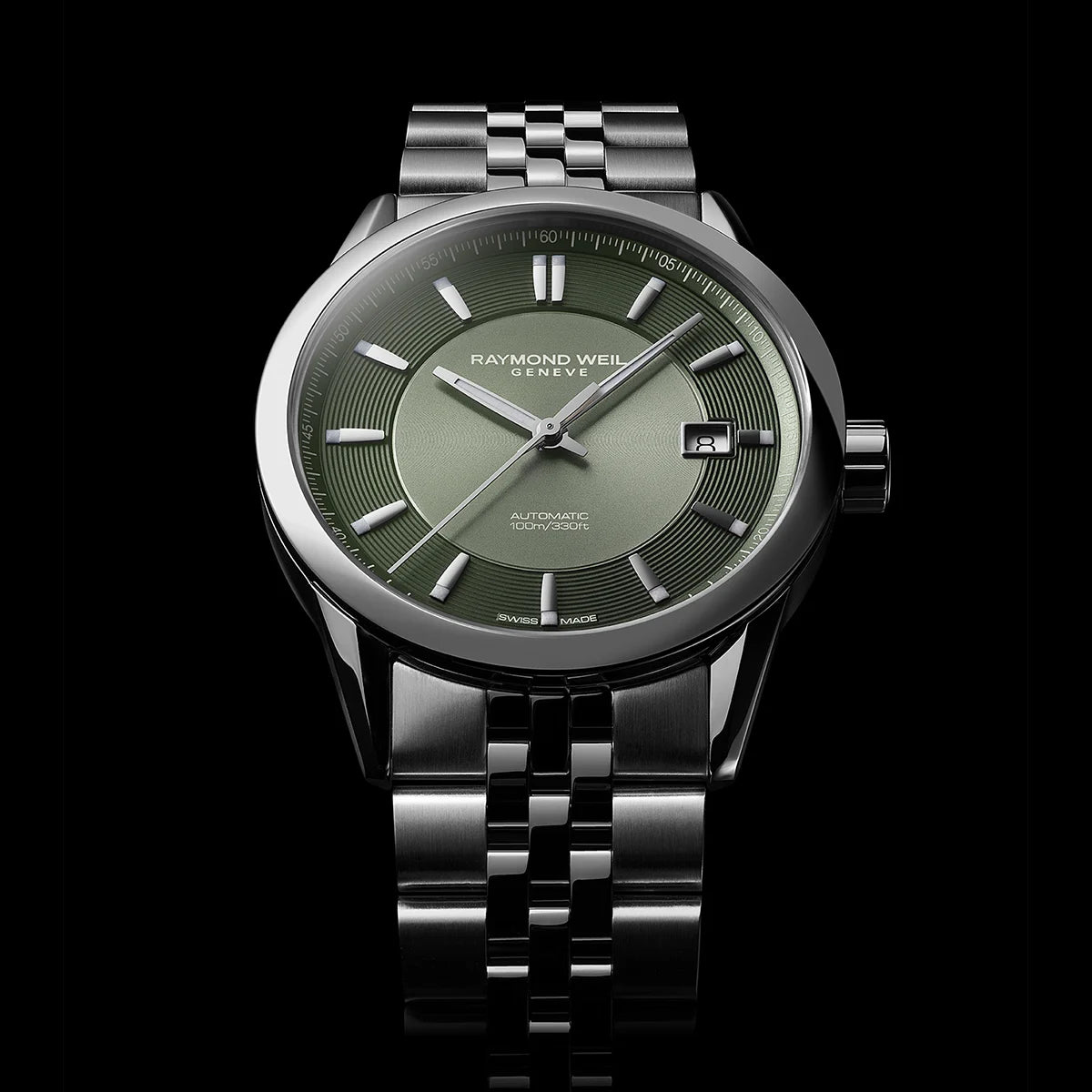 Raymond Weil FREELANCER 38mm - Olive Green