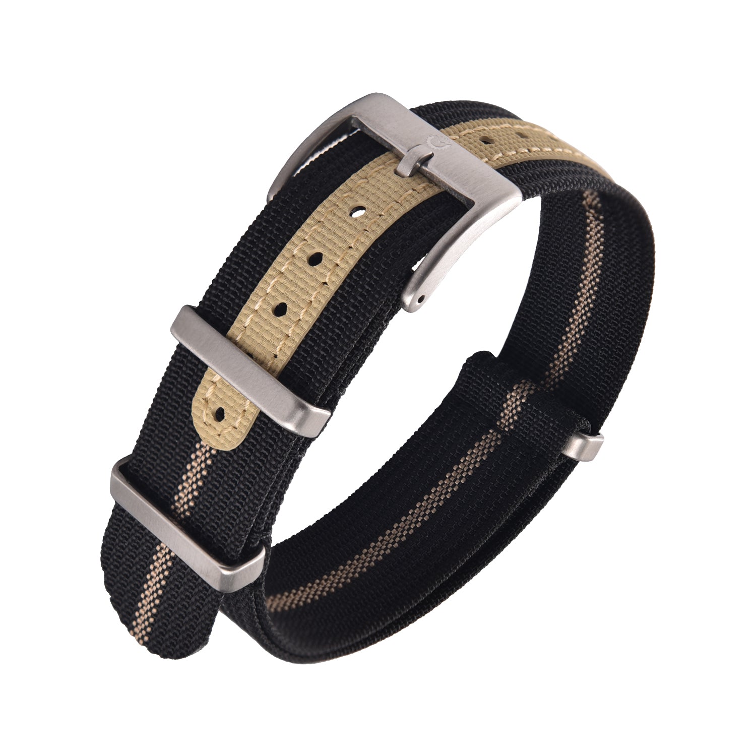 Halifax Watch Bands - Stronghold Webbed NATO Strap - FKM Reinforced