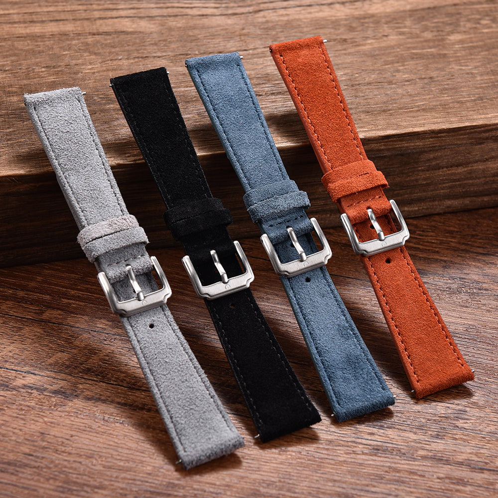 Halifax Watch Bands - Premium Suede Leather