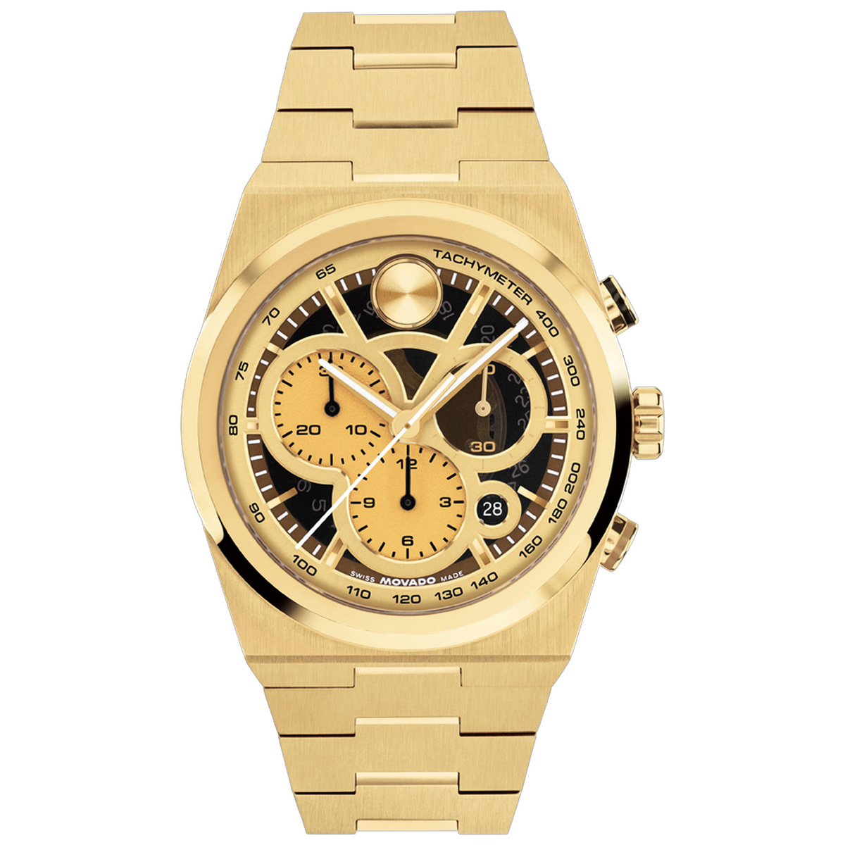 Montre Vintage Movado Des Années 40 - Boîtier Plaqué Or, Mouvement Manuel - Occasion Fonctionnelle
