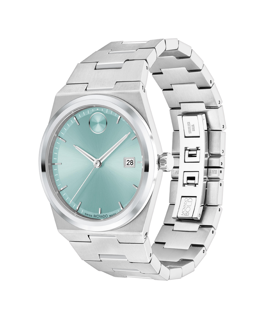 Movado Bold Quest - 40mm Blue Sunray