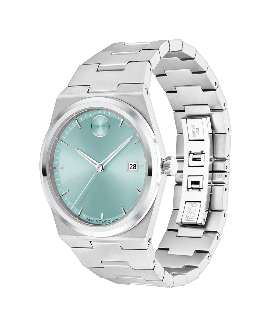 Movado Bold Quest - 40mm Blue Sunray