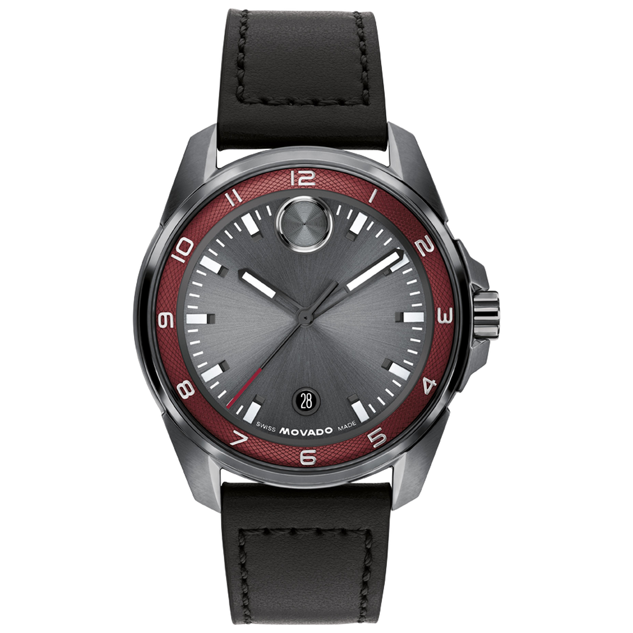 Movado BOLD Verso S - 42mm Gunmetal Watch 3601388