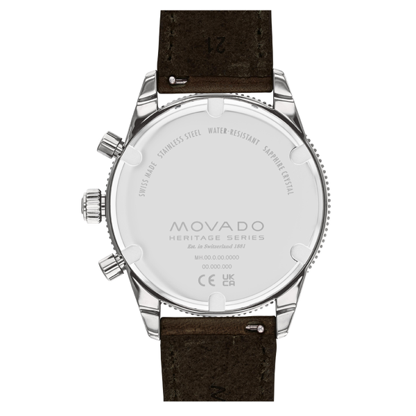 Movado Watch Heritage Series - 43mm Calendoplan S 3650121