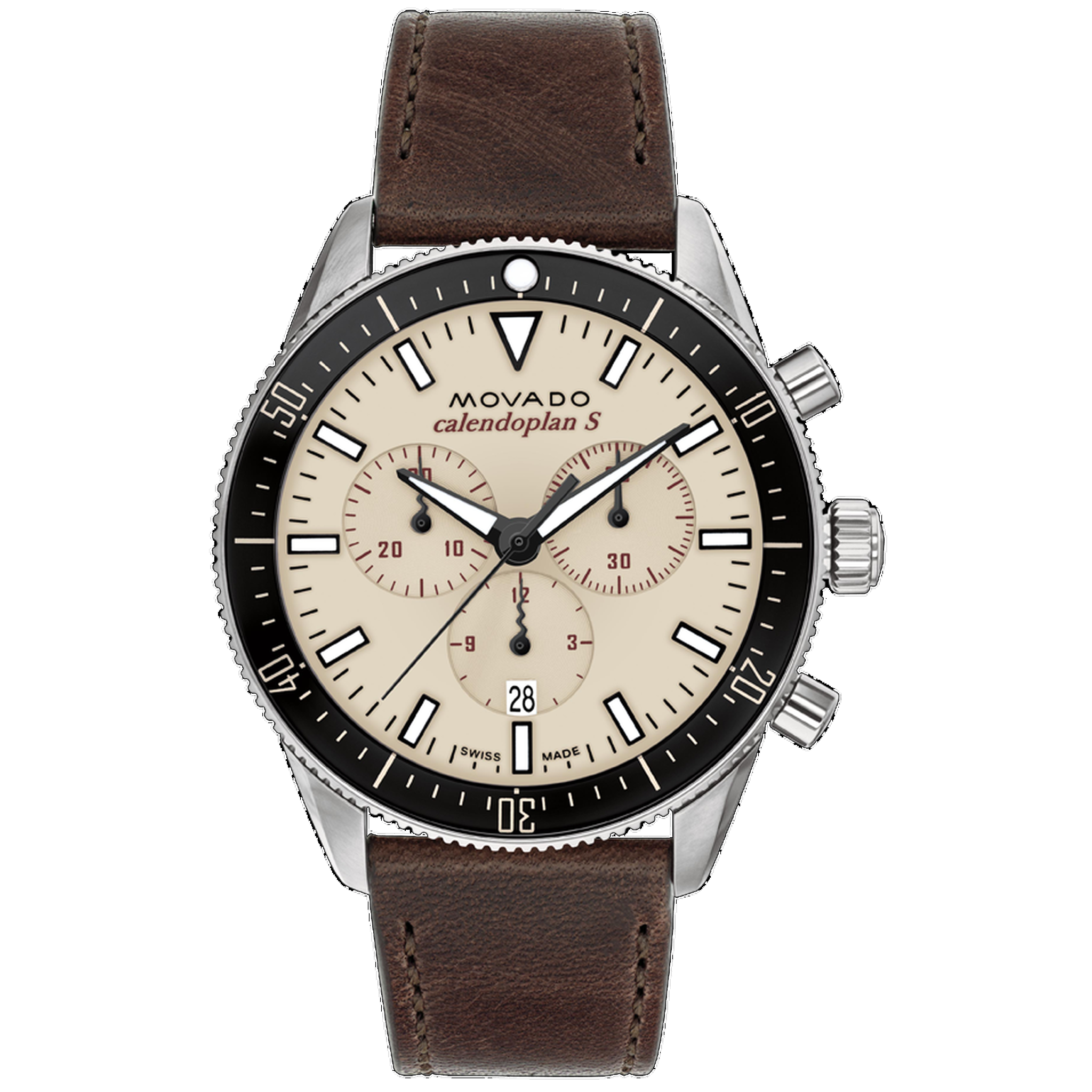 Movado Watch Heritage Series - 43mm Calendoplan S 3650205