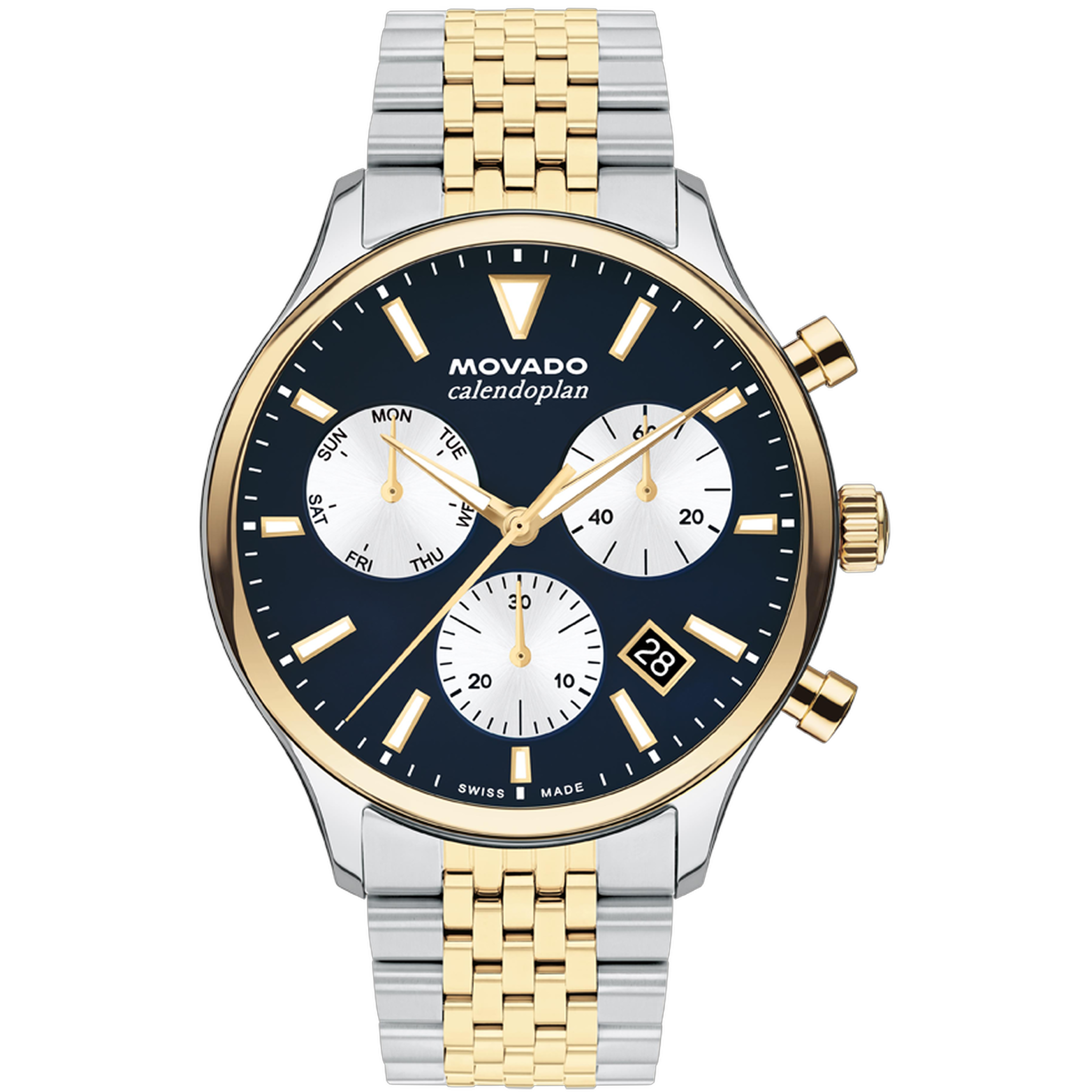 Movado Watch Heritage Series - 43mm Calendoplan Chronograph 3650014