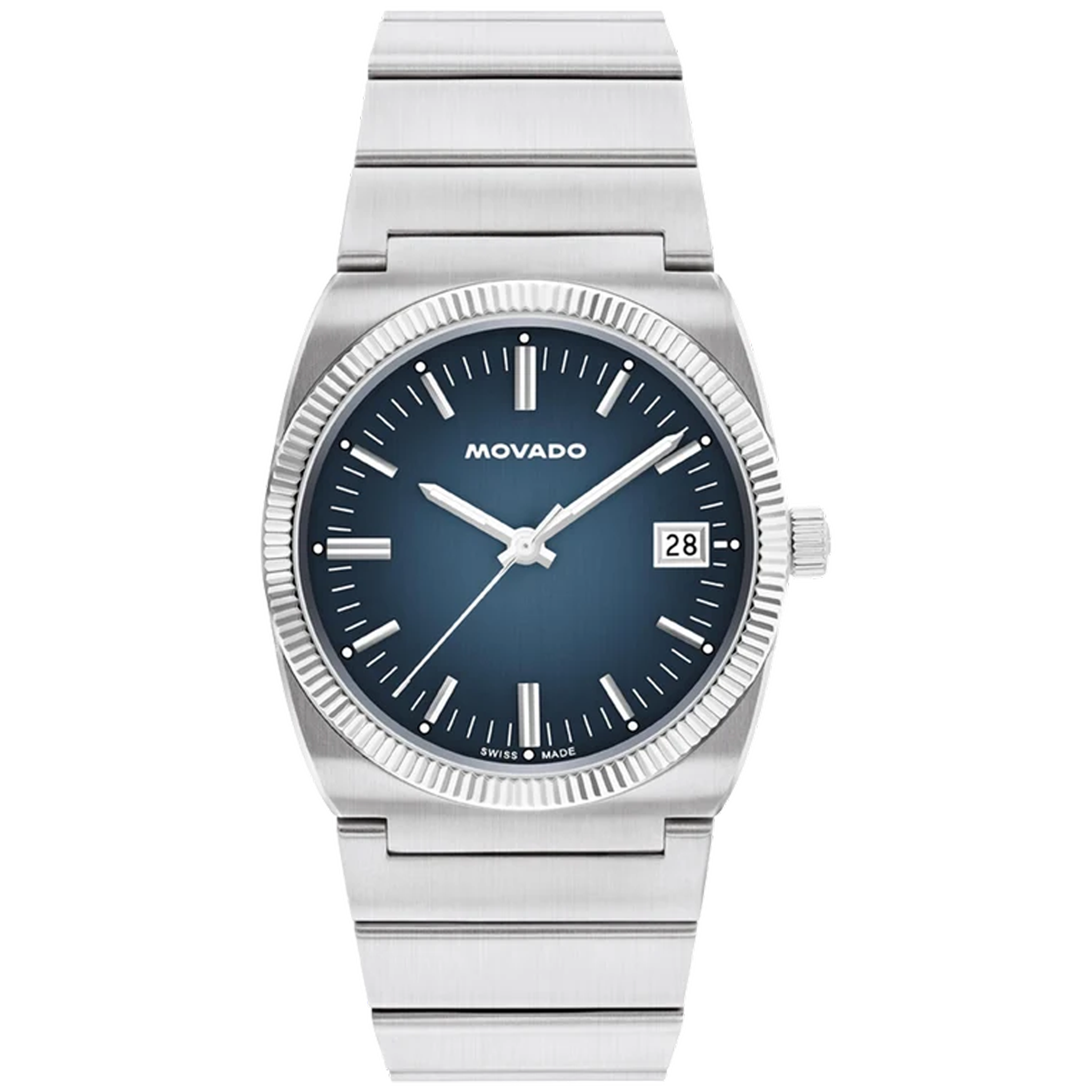 Movado Heritage Series - Ondoplan Cadran Bleu 36mm