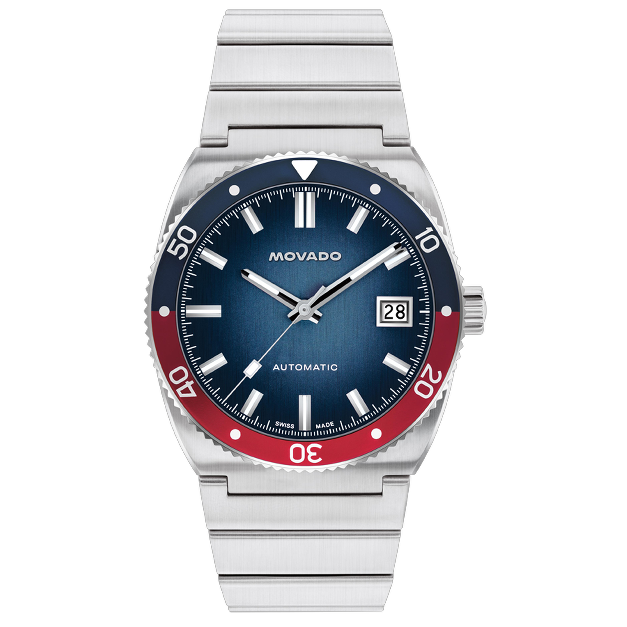 Movado Heritage Series Ondoplan Automatic - Pepsi Bezel