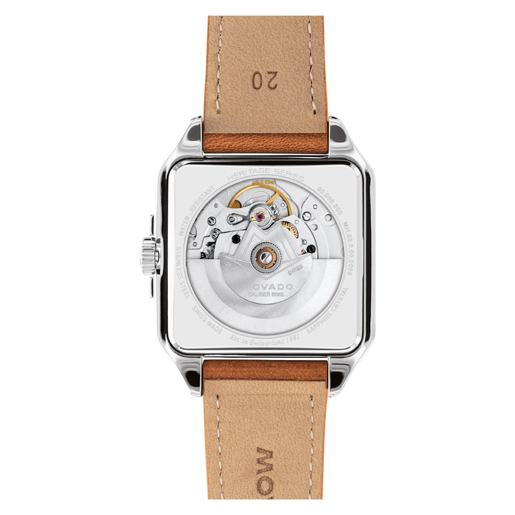 Movado Watch - Heritage 1917 Square Automatic