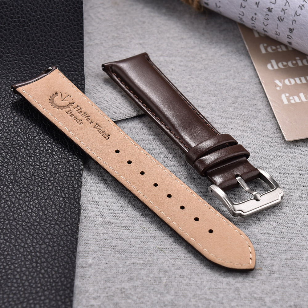 Halifax Watch Bands - Contour Luxe Leather Strap