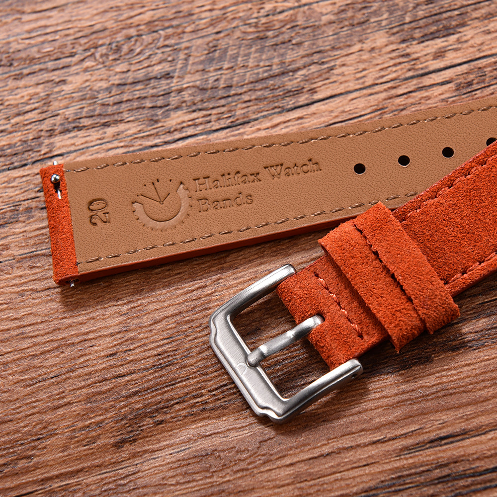 Halifax Watch Bands - Premium Suede Leather