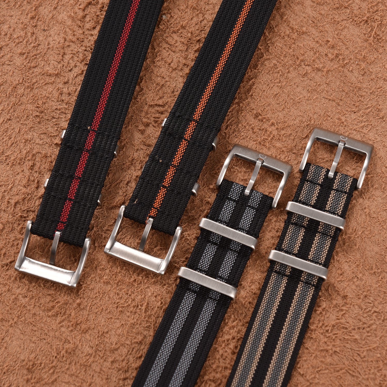 Halifax Watch Bands - Stronghold Webbed NATO Strap - FKM Reinforced