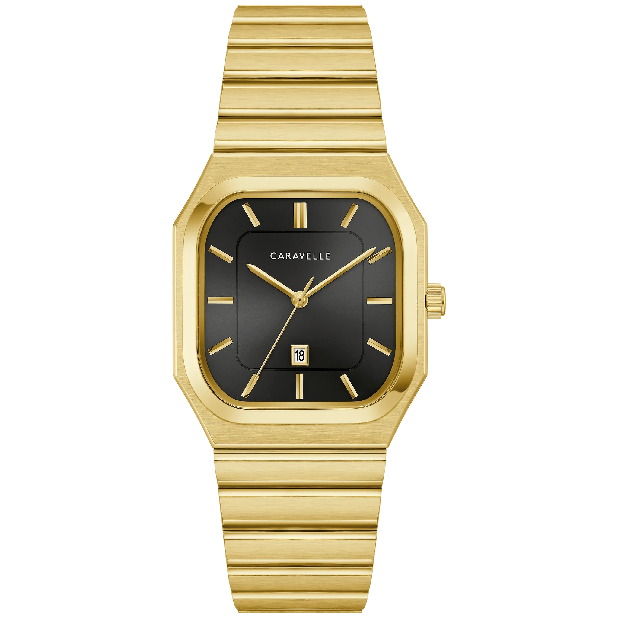 Caravelle Vintage Dress 32mm Black Watch 44B131