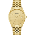 Caravelle Classic - 39mm Champagne Dial Gold-Tone (44B132) front view
