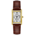 Caravelle Dress - 21mm Silver-Tone Dial Gold-Tone (44L234) front view