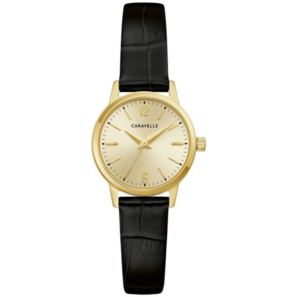 Caravelle Classic Dress 25mm Champagne Watch 44L272