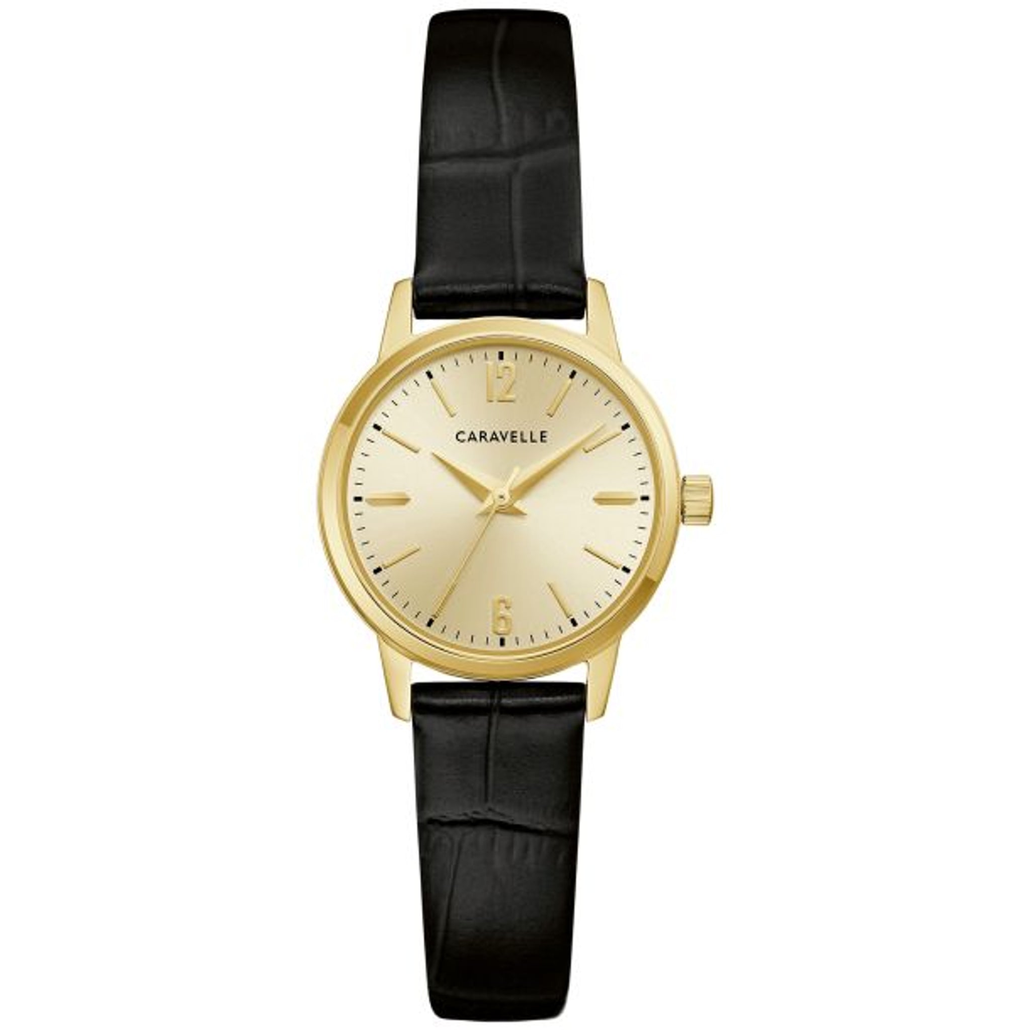 Caravelle Classic Dress 25mm Champagne Watch 44L272