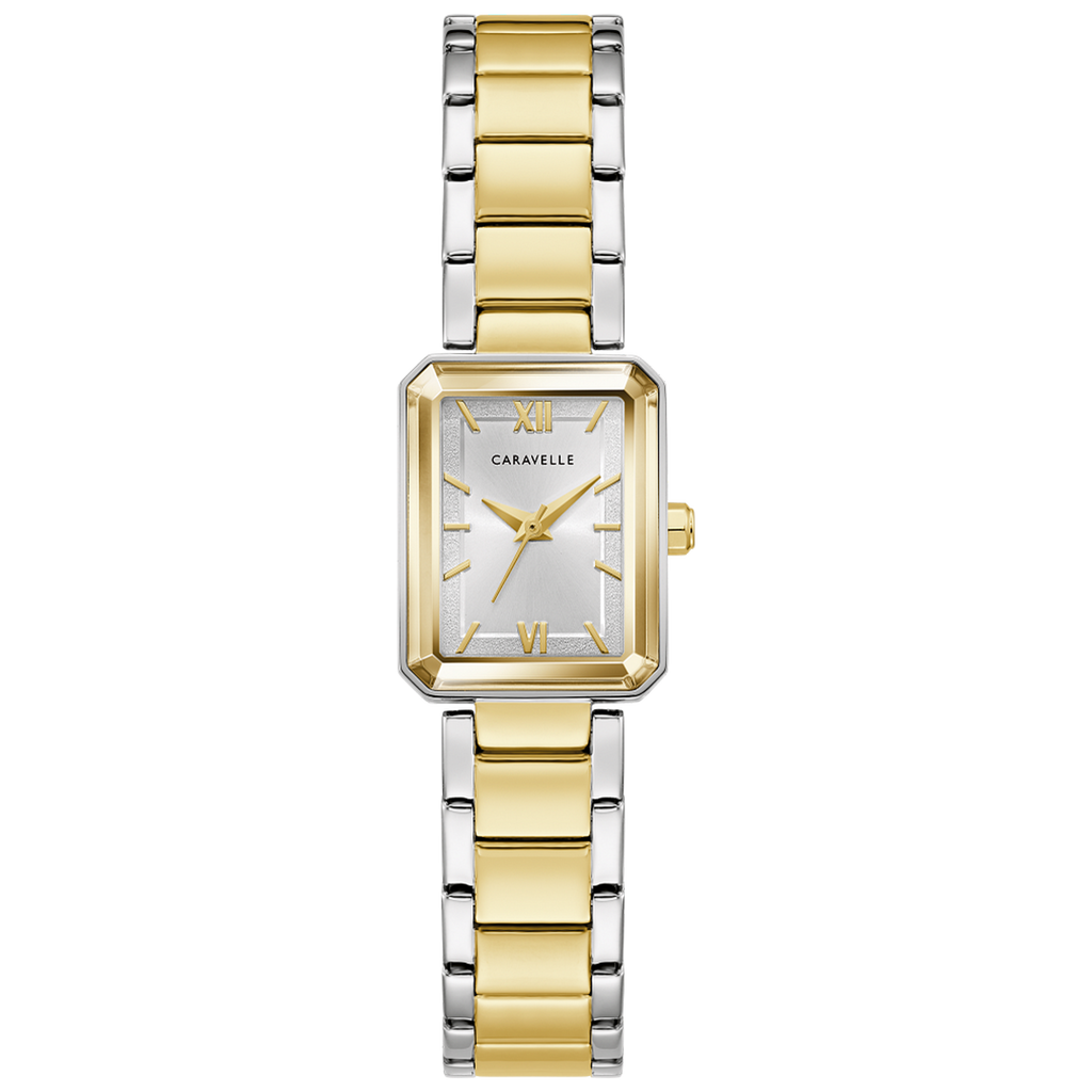 Caravelle Modern - 17.5mm Silver-Tone Dial Silver-Tone (45L193) front view
