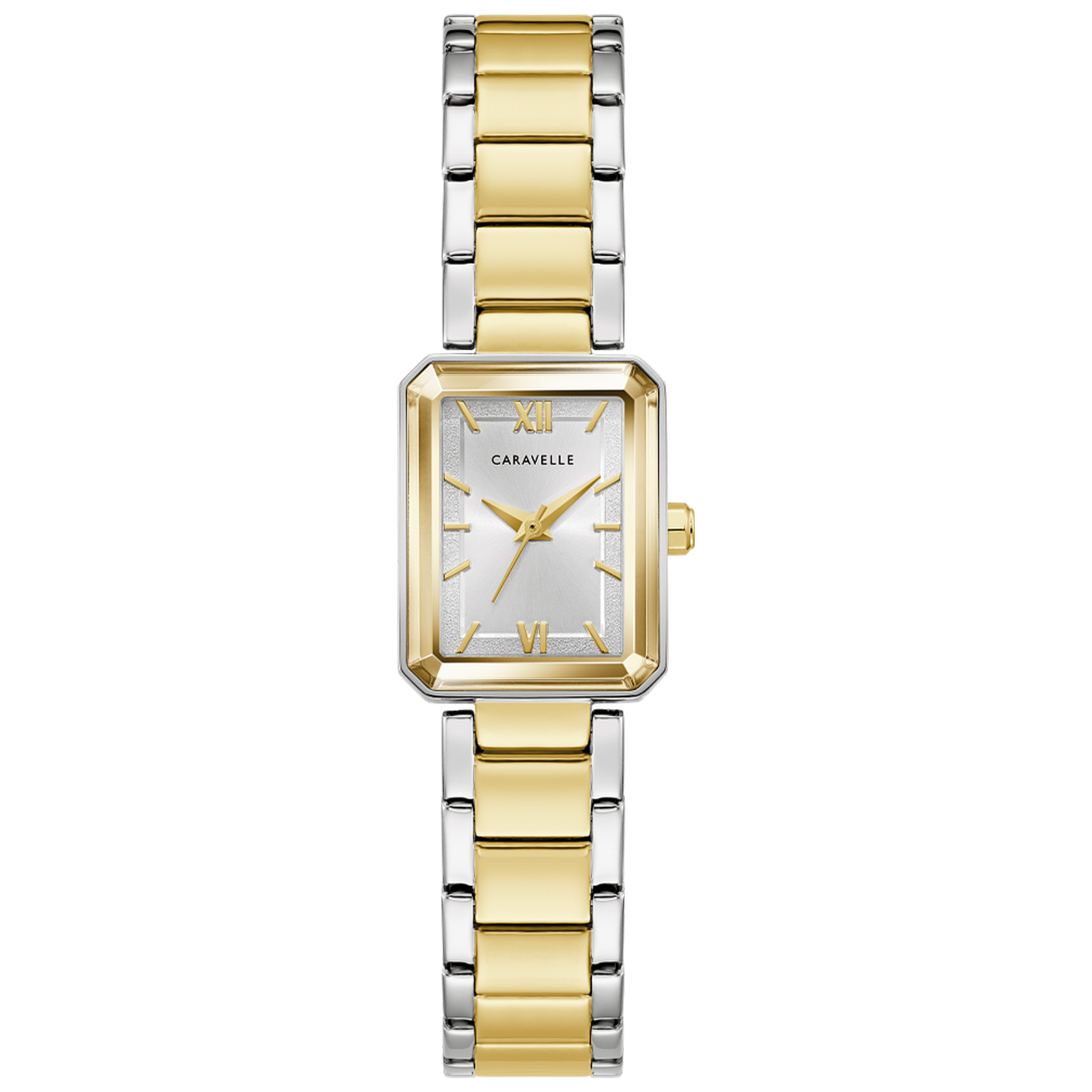 Caravelle Modern - 17.5mm Silver-Tone Dial Silver-Tone (45L193) front view