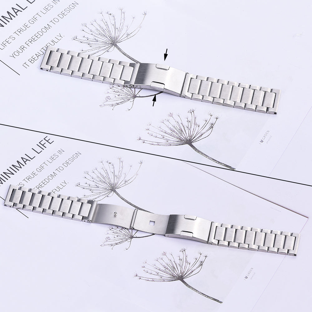 Halifax Watch Bands - Low Profile Stainless Steel Bracelet
