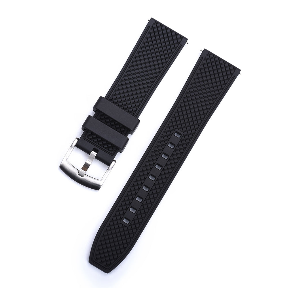 Halifax Watch Bands - Textured FKM Rubber Strap