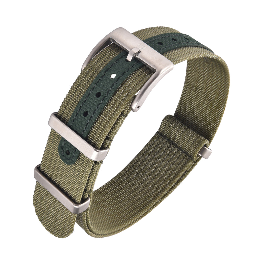 Halifax Watch Bands - Stronghold Webbed NATO Strap - FKM Reinforced