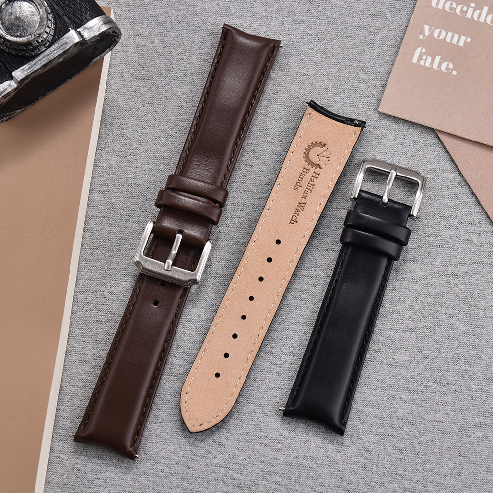 Halifax Watch Bands - Contour Luxe Leather Strap