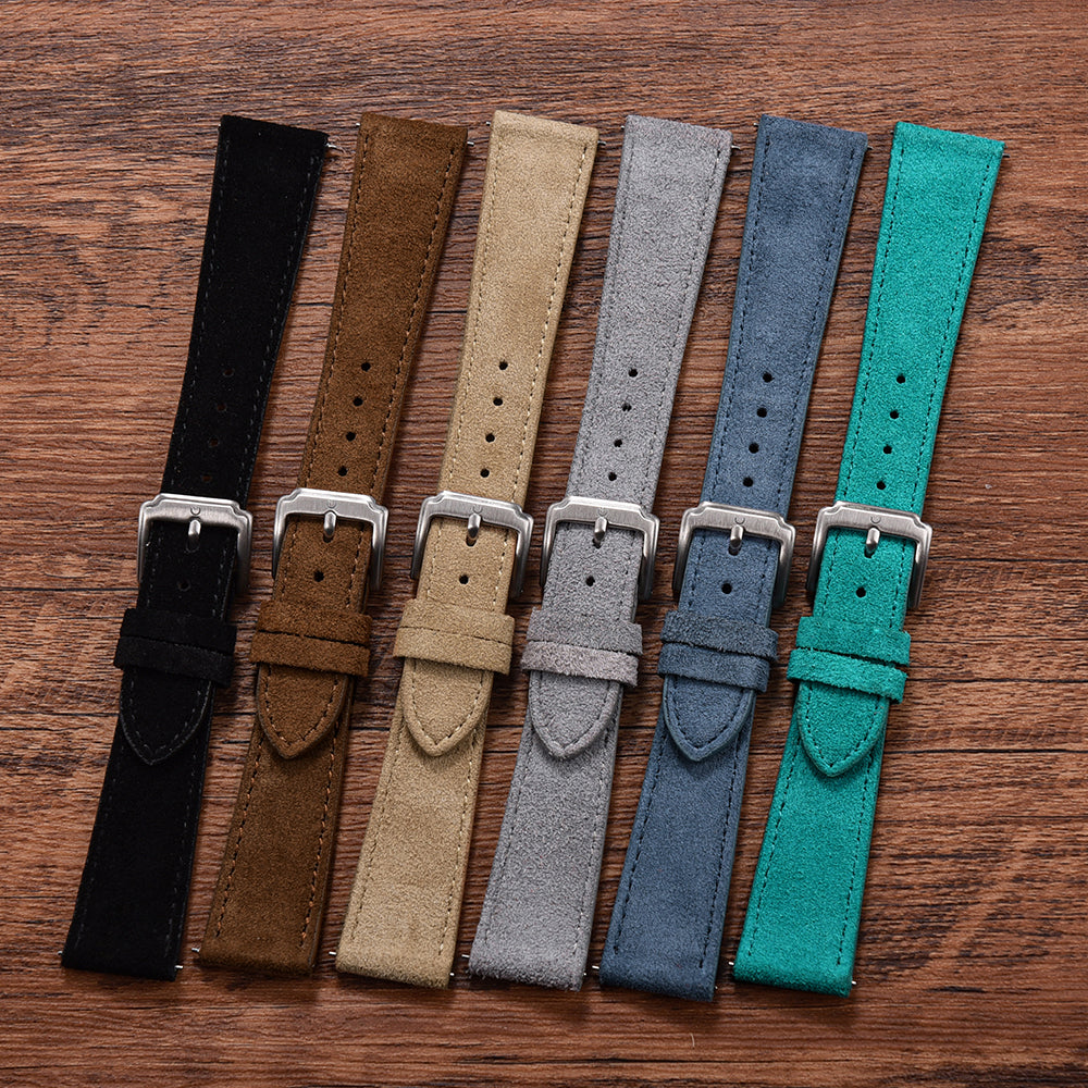 Halifax Watch Bands - Premium Suede Leather