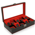 Friedrich23 - Carbon Fiber Look - 10 Watch Box 70021-251
