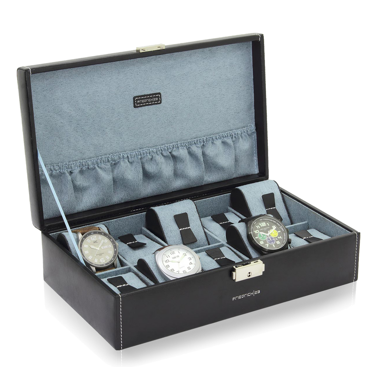 Friedrich23 - Coffret pour montres Bond 10 - Noir 