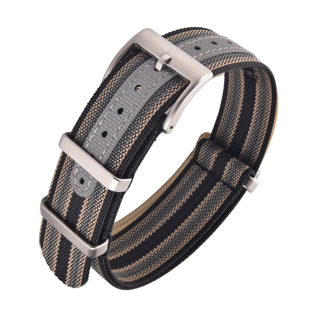 Halifax Watch Bands - Stronghold Webbed NATO Strap - FKM Reinforced