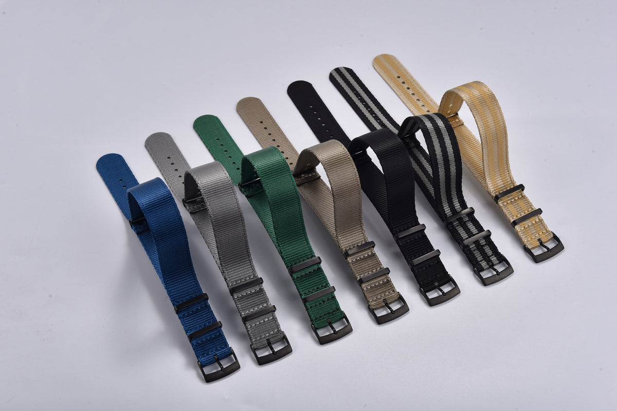 Halifax Watch Bands - (BH) Seat Belt Luxury NATO Strap 2.0