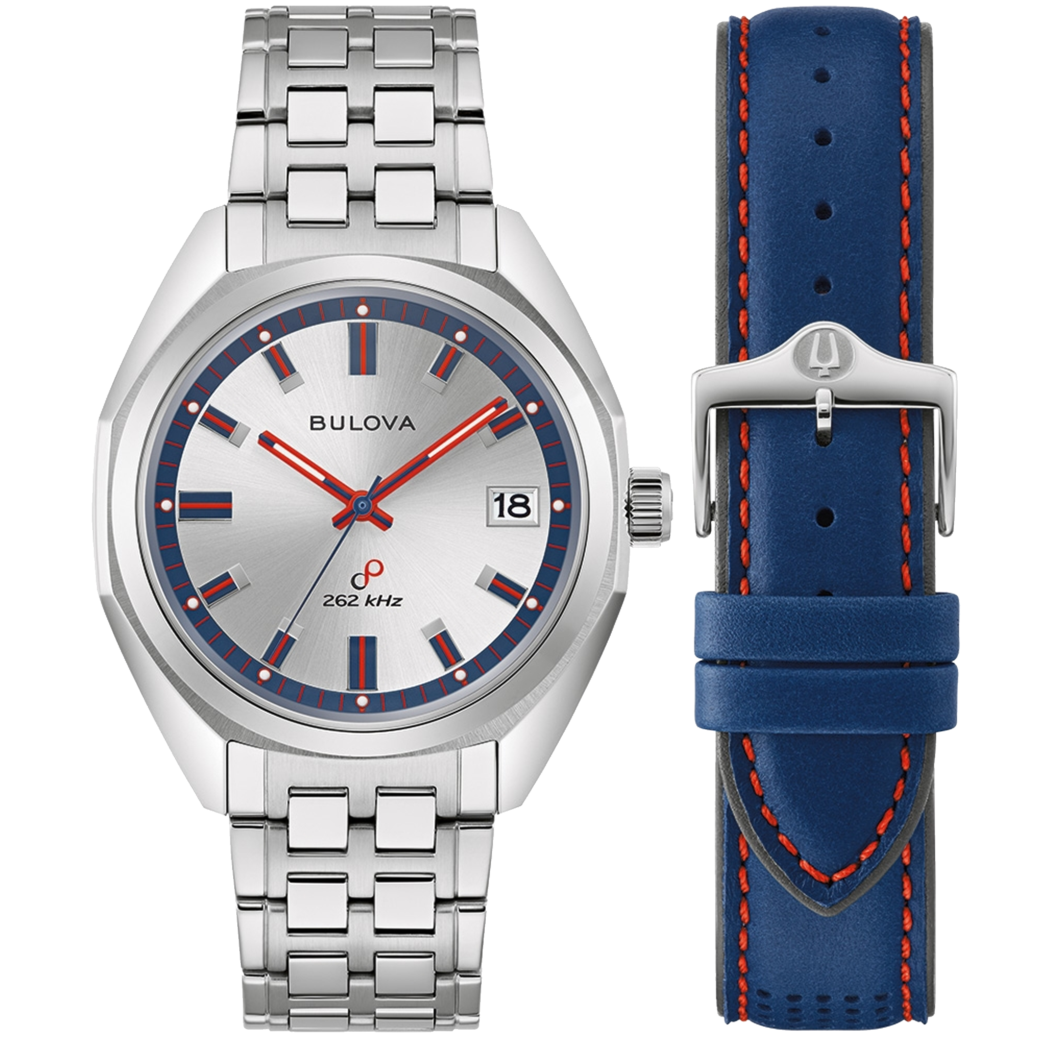 Bulova high frequency sport stainless steel men's watch deals