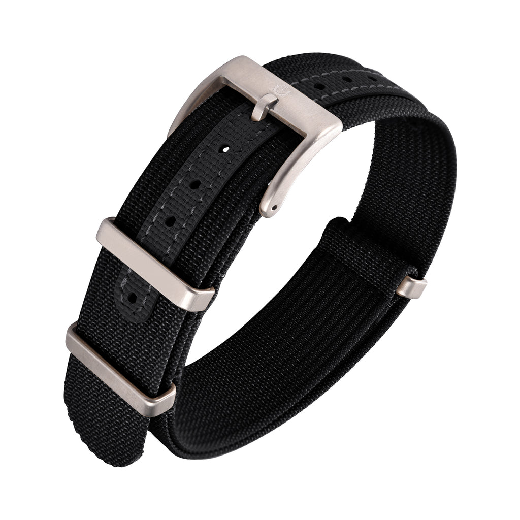 Halifax Watch Bands - Stronghold Webbed NATO Strap - FKM Reinforced