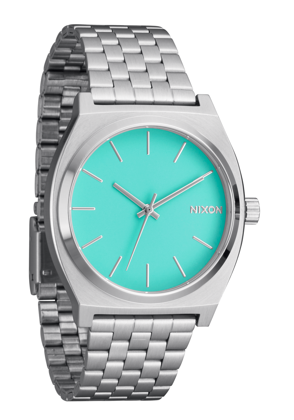 Nixon Watch Time Teller 37mm - Silver/Turquoise