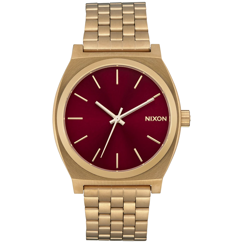 Montre Nixon Time Teller 37mm - Or/Bordeaux Soleil
