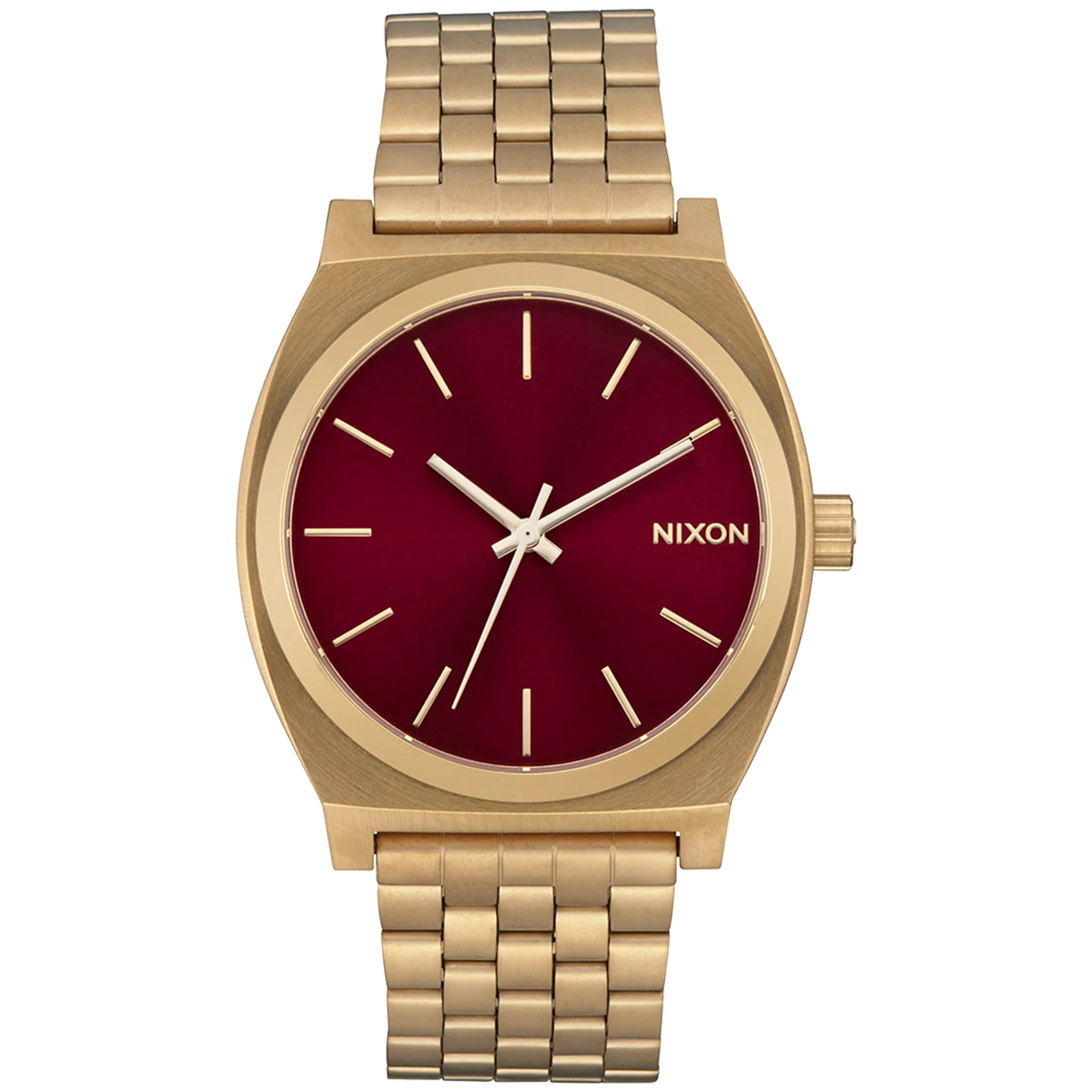 Montre Nixon Time Teller 37mm - Or/Bordeaux Soleil