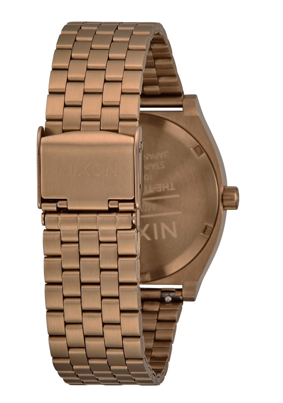 Montre Nixon Time Teller 37mm - Or du désert/Bleu Arles
