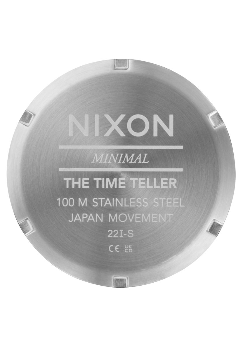 Nixon Watch Time Teller 37mm - Silver/Salmon