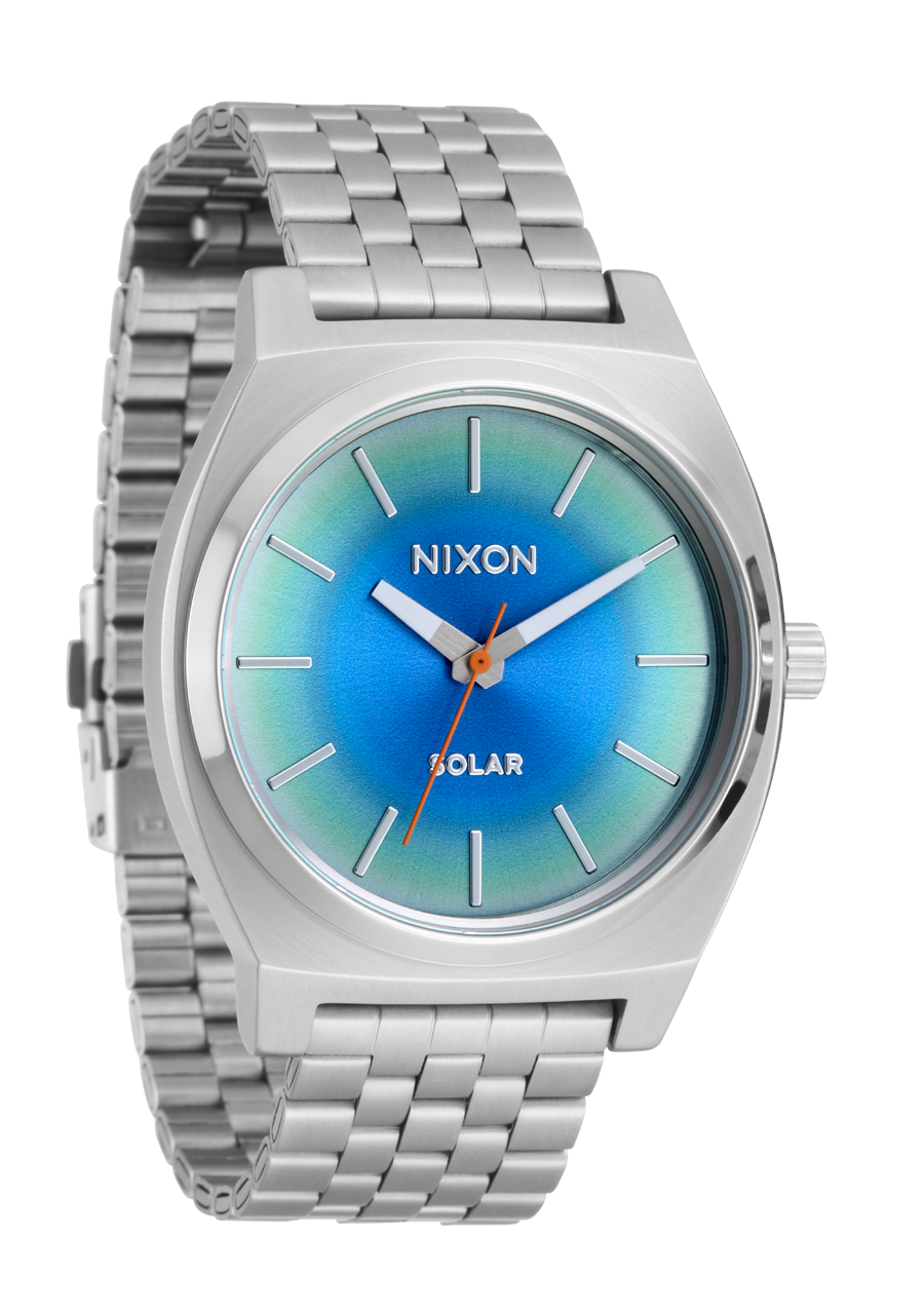 Montre solaire Nixon Time Teller - Argent/Arc-en-ciel