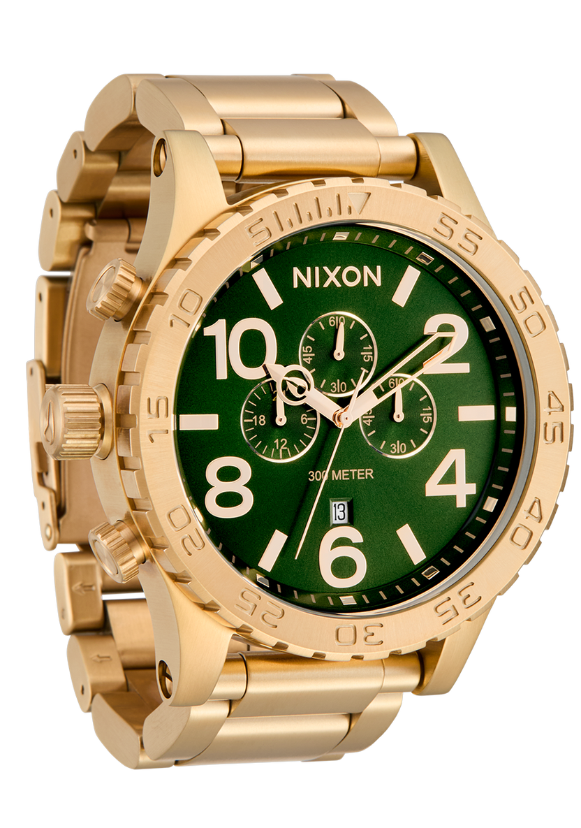 Nixon Watch 51-30 Chrono - Gold/Green Sunray