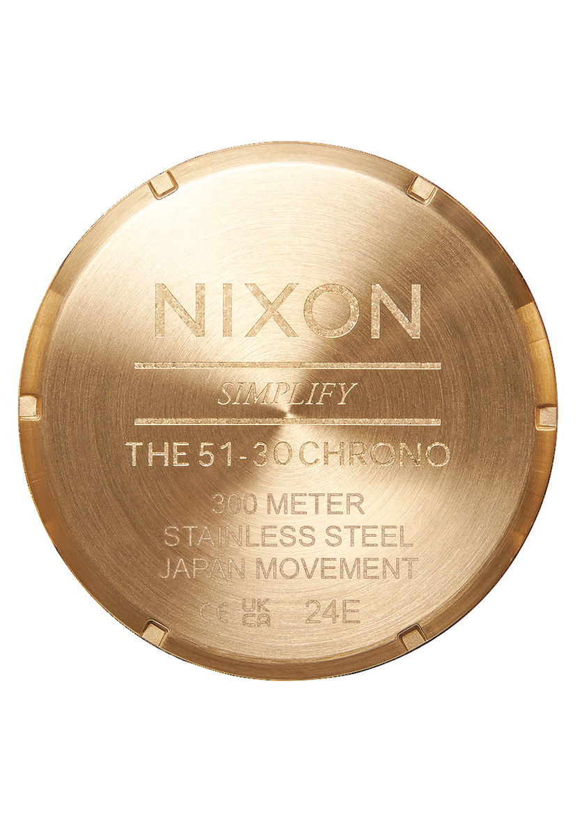 Nixon Watch 51-30 Chrono - Gold/Green Sunray
