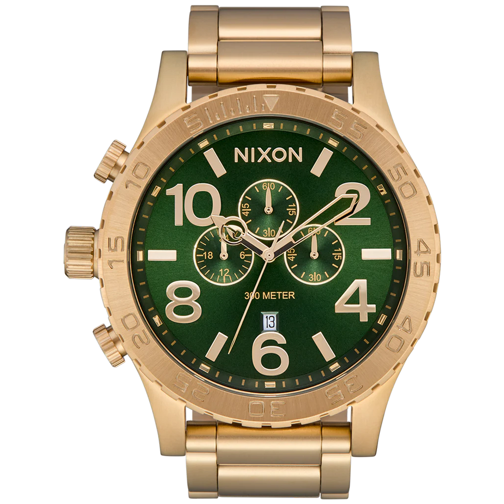 Nixon Watch 51-30 Chrono - Gold/Green Sunray