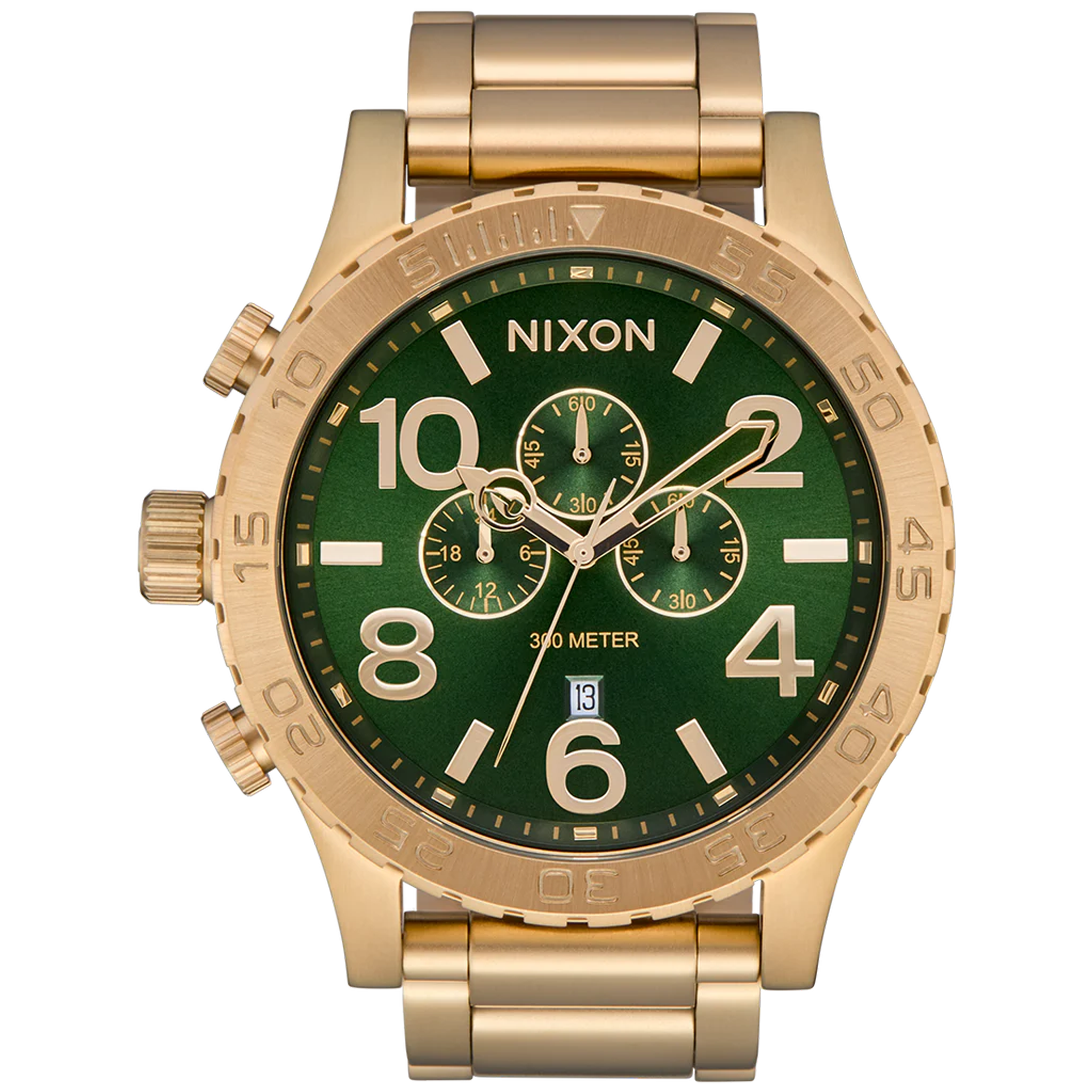 Nixon Watch 51-30 Chrono - Gold/Green Sunray