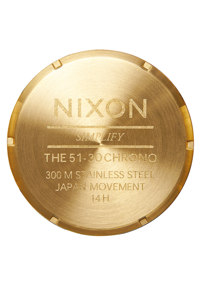 Nixon Watch 51-30 Chrono - All Gold/Black