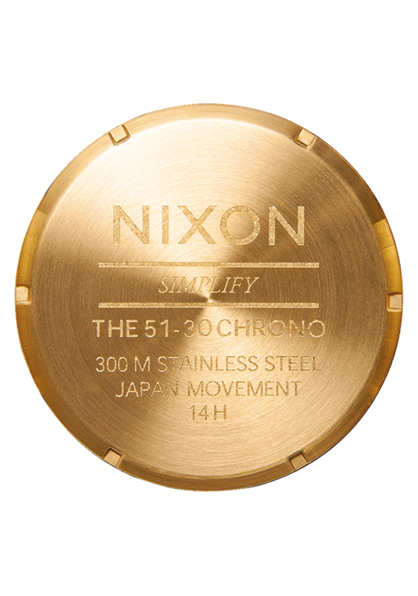 Nixon Watch 51-30 Chrono - Gold/Turquise/Gold