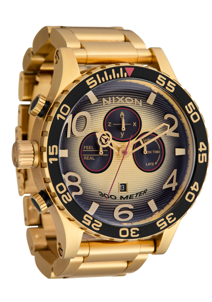 Nixon Watch 51-30 Chrono - 4th Dim Gold/Black