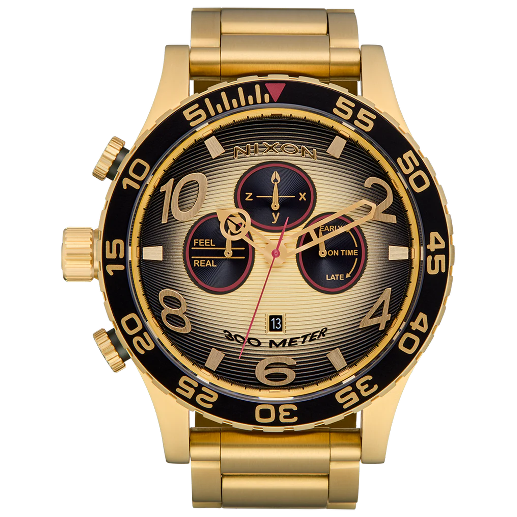 Nixon Watch 51-30 Chrono - 4th Dim Gold/Black