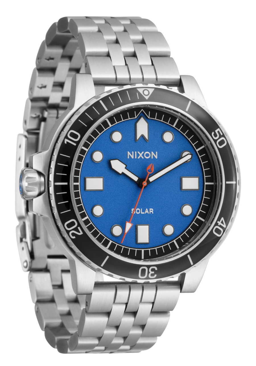 Nixon Watch Stinger 44 - Silver/Blue/Black A1402-5236